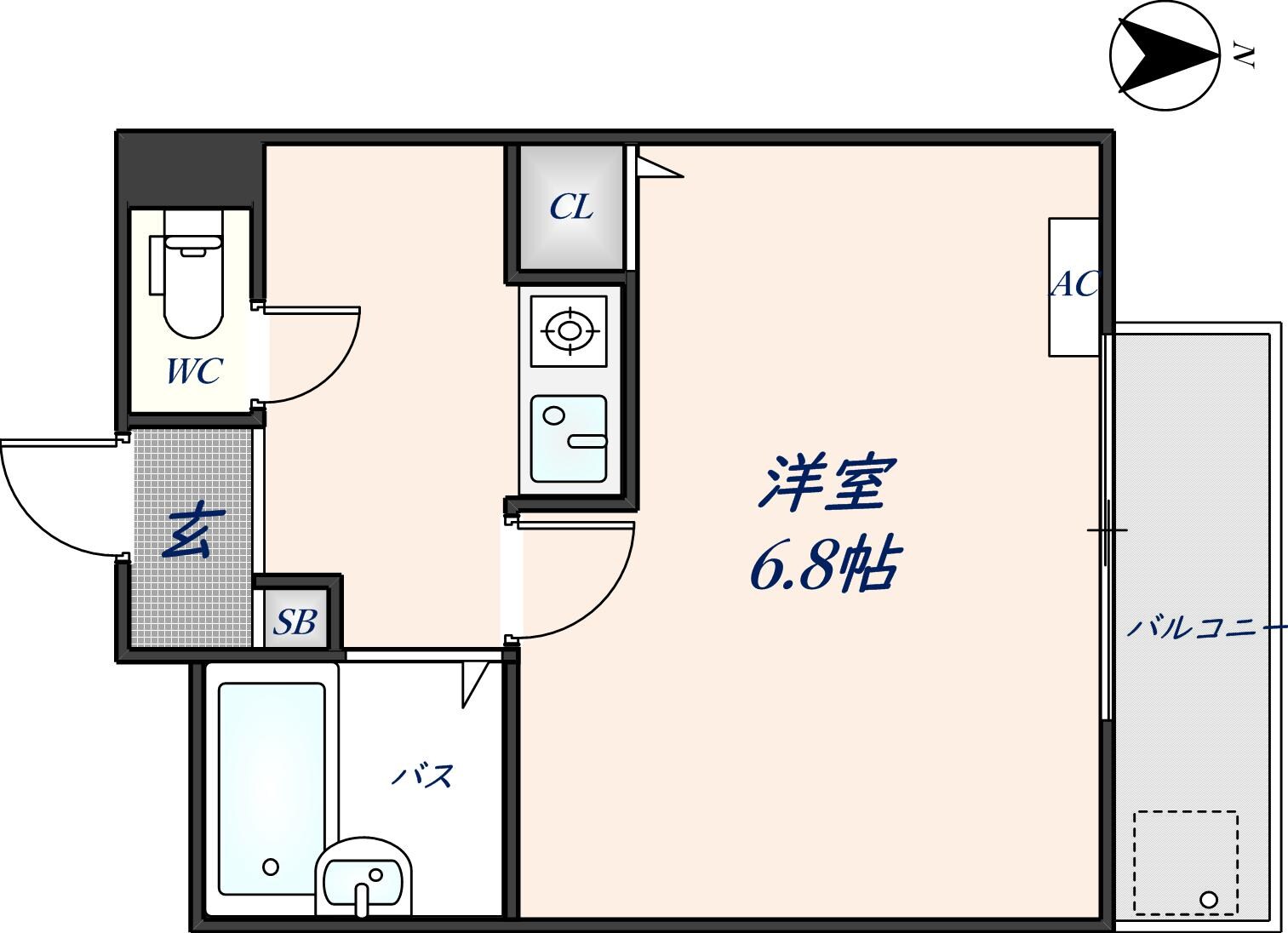 ドリームネオポリス北鴻池の物件間取画像