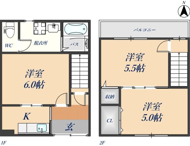 キャットタウンの物件間取画像