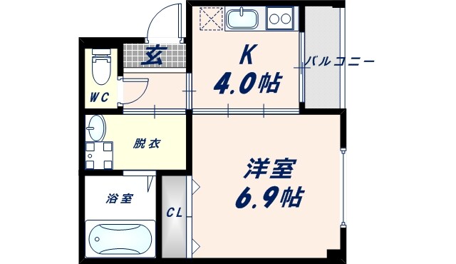 ワイズコンフォートの物件間取画像