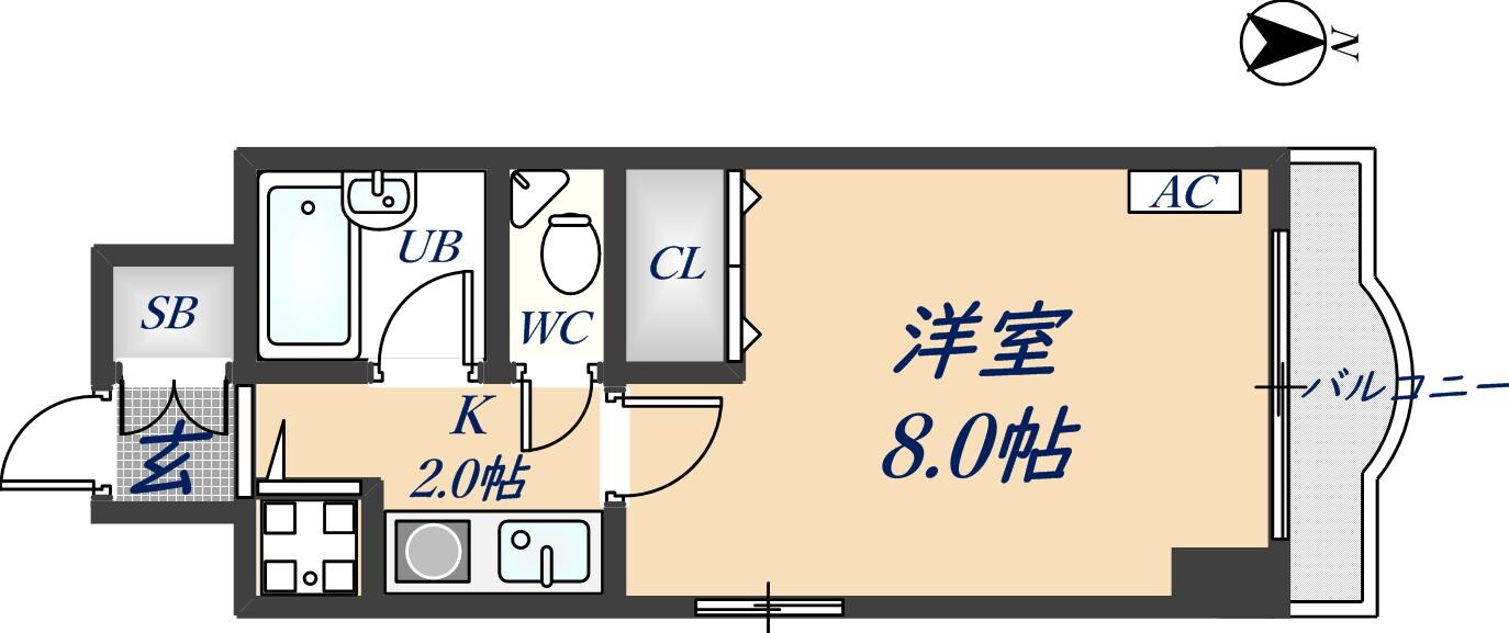 ATORIE　Base　Aramotoの物件間取画像