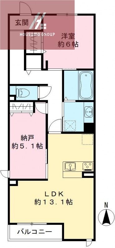 高安駅 徒歩10分 2階の物件間取画像