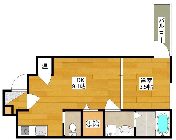 クレア江坂町の物件間取画像