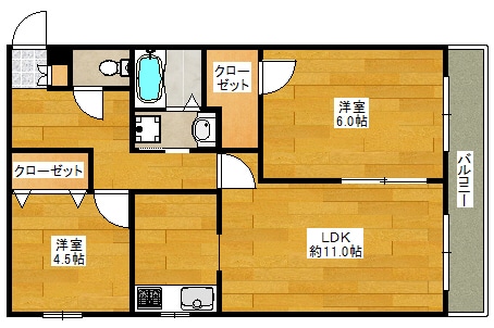 紙谷第2マンションの物件間取画像