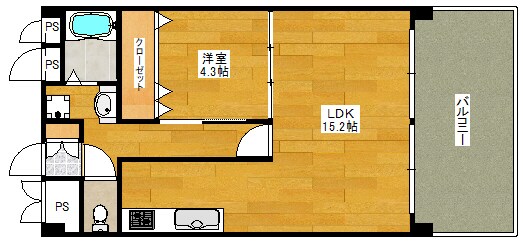 カルム緑地公園Ⅴの物件間取画像