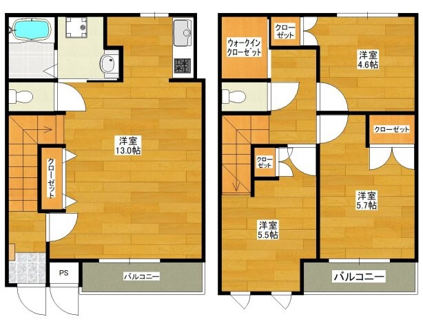 ハイム万緑の物件間取画像