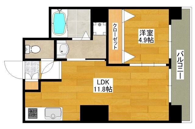 ノルデンタワー新大阪プレミアムの物件間取画像