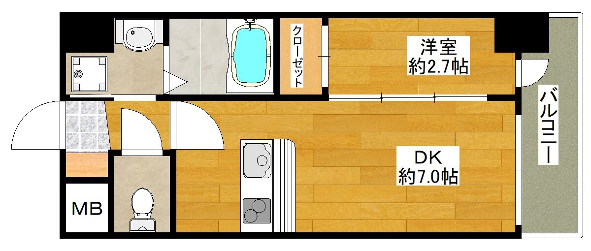 セレニテ新大阪ミラク壱番館の物件間取画像