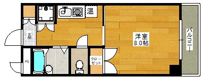 ラファイン江坂の物件間取画像