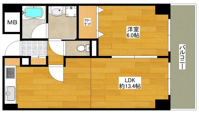 緑地JIRO2の物件間取画像