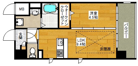 第22関根マンションの物件間取画像