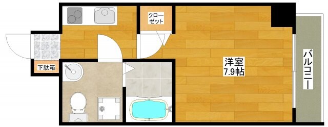 SERENiTE江坂四番館の物件間取画像