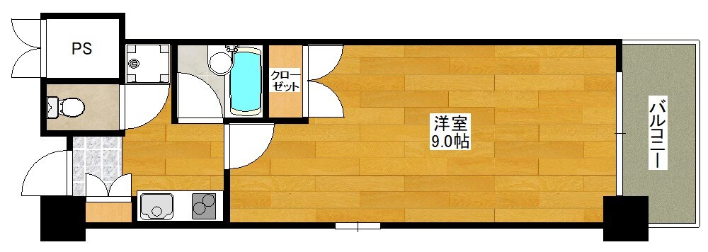 江坂駅 徒歩8分 7階の物件間取画像