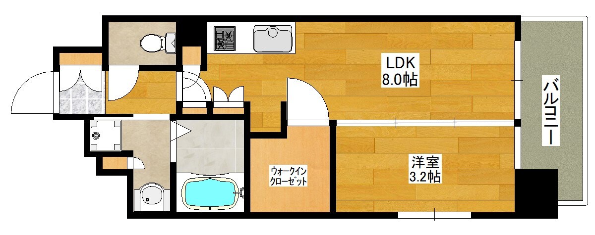 コンフォリア江坂江の木町Qの物件間取画像