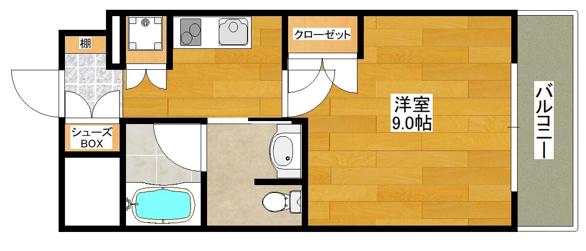 ハイムタケダT-10の物件間取画像