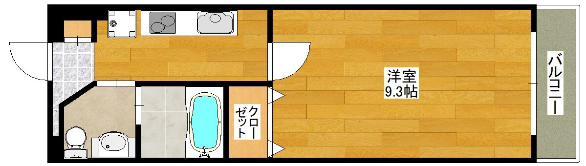 江坂駅 徒歩3分 3階の物件間取画像