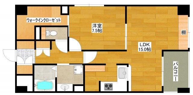 CASSIA江坂の物件間取画像