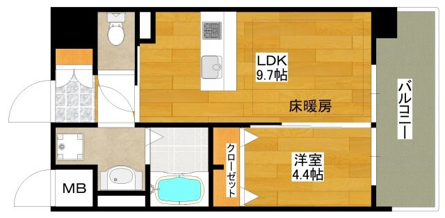 第23関根マンションの物件間取画像