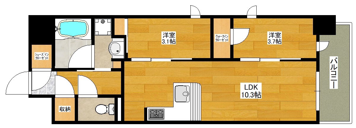 リビオメゾン新大阪の物件間取画像