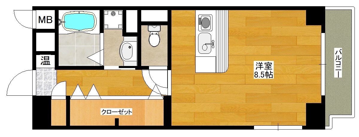 ビスタ江坂東の物件間取画像