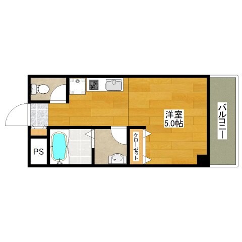 T-STUDIOの物件間取画像