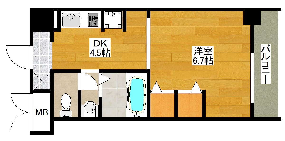 第15関根マンションの物件間取画像