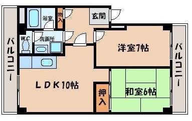 エステイト国分の物件間取画像