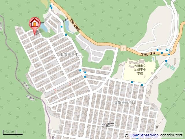 比叡平3丁目貸家の物件外観写真