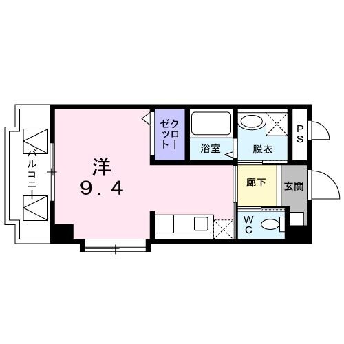 カーサユーの物件間取画像