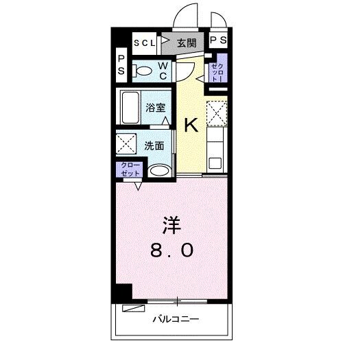 アンドーバーテラス金城 サウスの物件間取画像