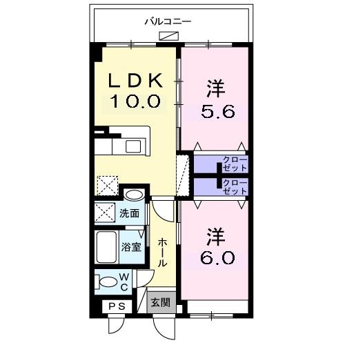 サンリットスクエアの物件間取画像