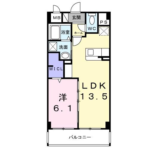 メゾントラストワンの物件間取画像