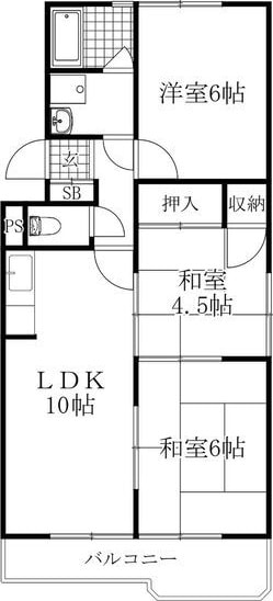 レナジア泉田の物件間取画像