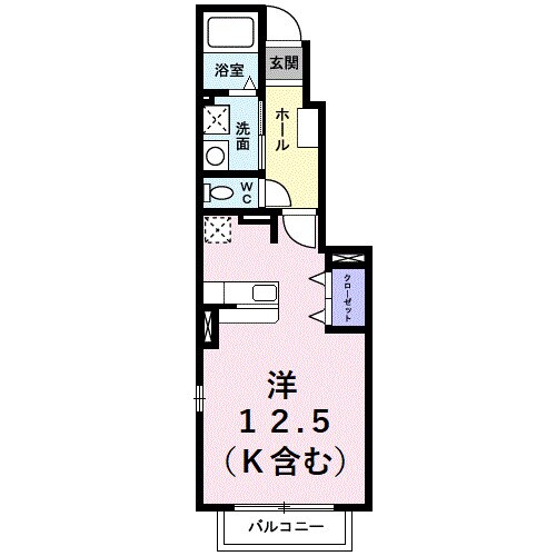 ジャルダン　ヴェールの物件間取画像