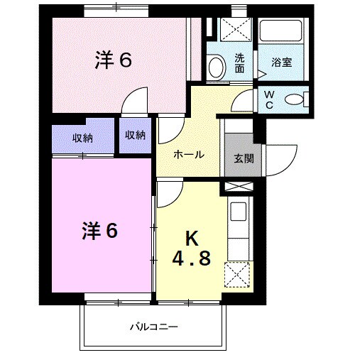 プレイス寿久茂Ａの物件間取画像