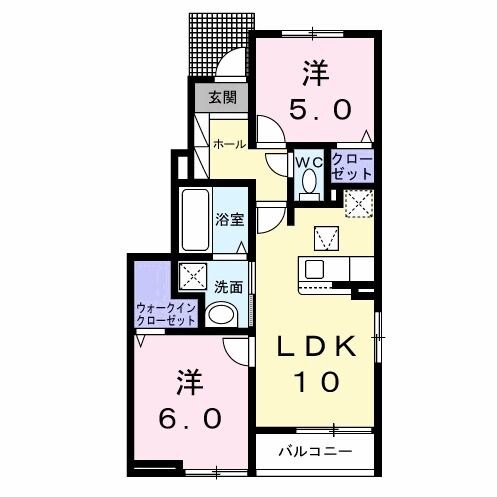 ラナンキュラスの物件間取画像