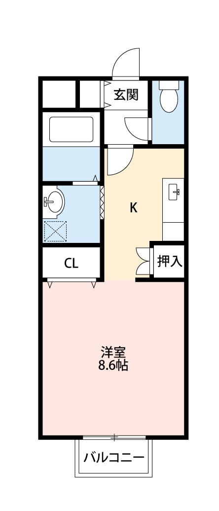 リフレックスケイの物件間取画像