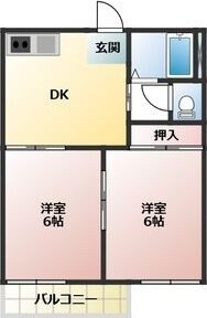 タウニー清水の物件間取画像