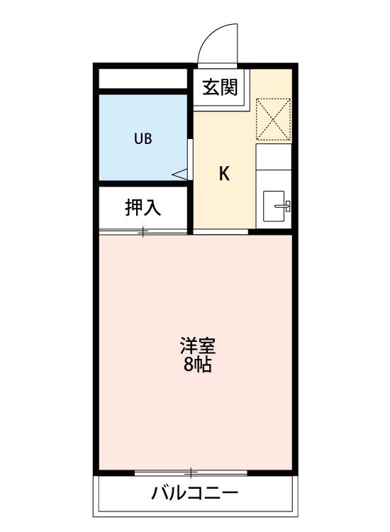 グリーンハイツの物件間取画像