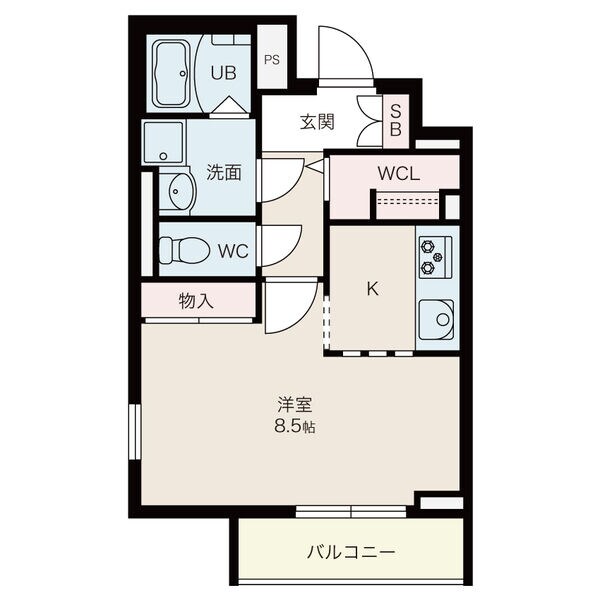 Cocoonの物件間取画像