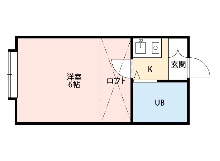 クリエイトコスモ21の物件間取画像