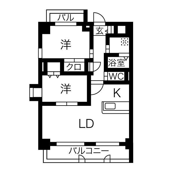 サプリーム大府の物件間取画像