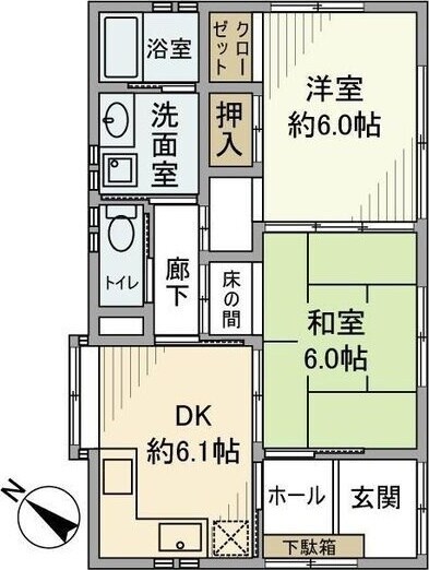 東浦町緒川八巻戸建の物件間取画像