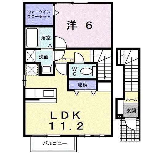 プルミエールＡの物件間取画像