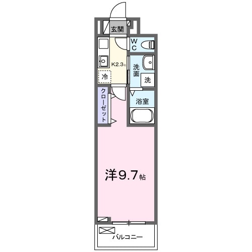 ハイドリームⅢの物件間取画像