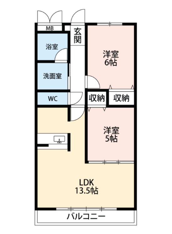 フェリーチェの物件間取画像