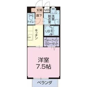 クレアK&Kの物件間取画像