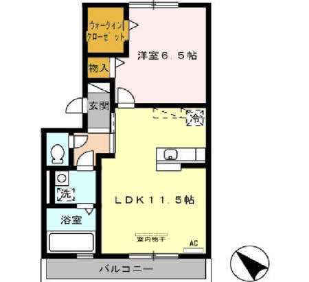 アムール・ソフィア　ＷＥＳＴの物件間取画像