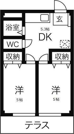 アールイーステージ刈谷の物件間取画像