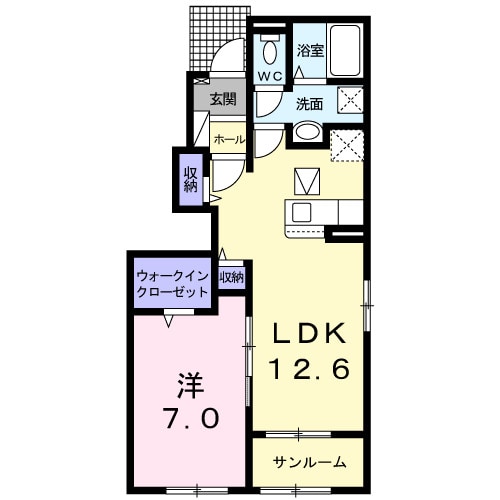 フランプロムナード　Ⅰの物件間取画像