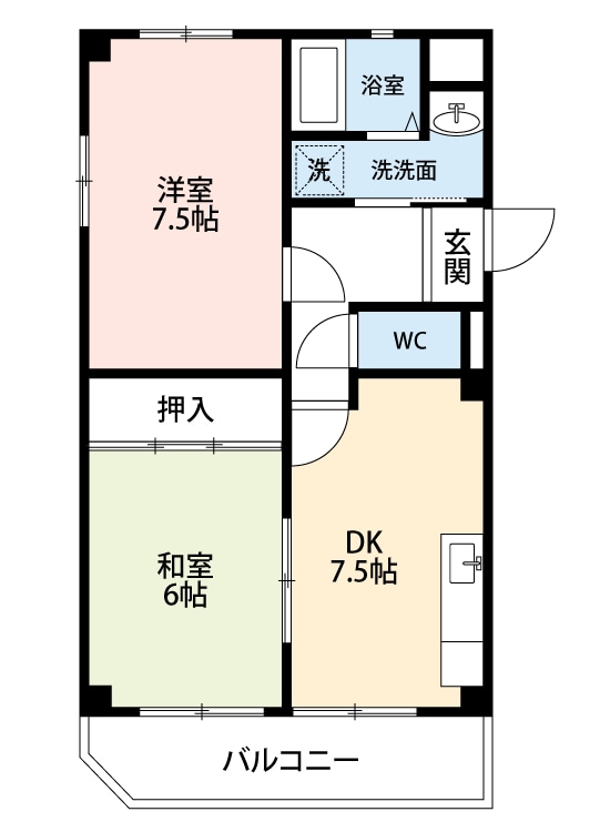 第一ヒダカビルの物件間取画像